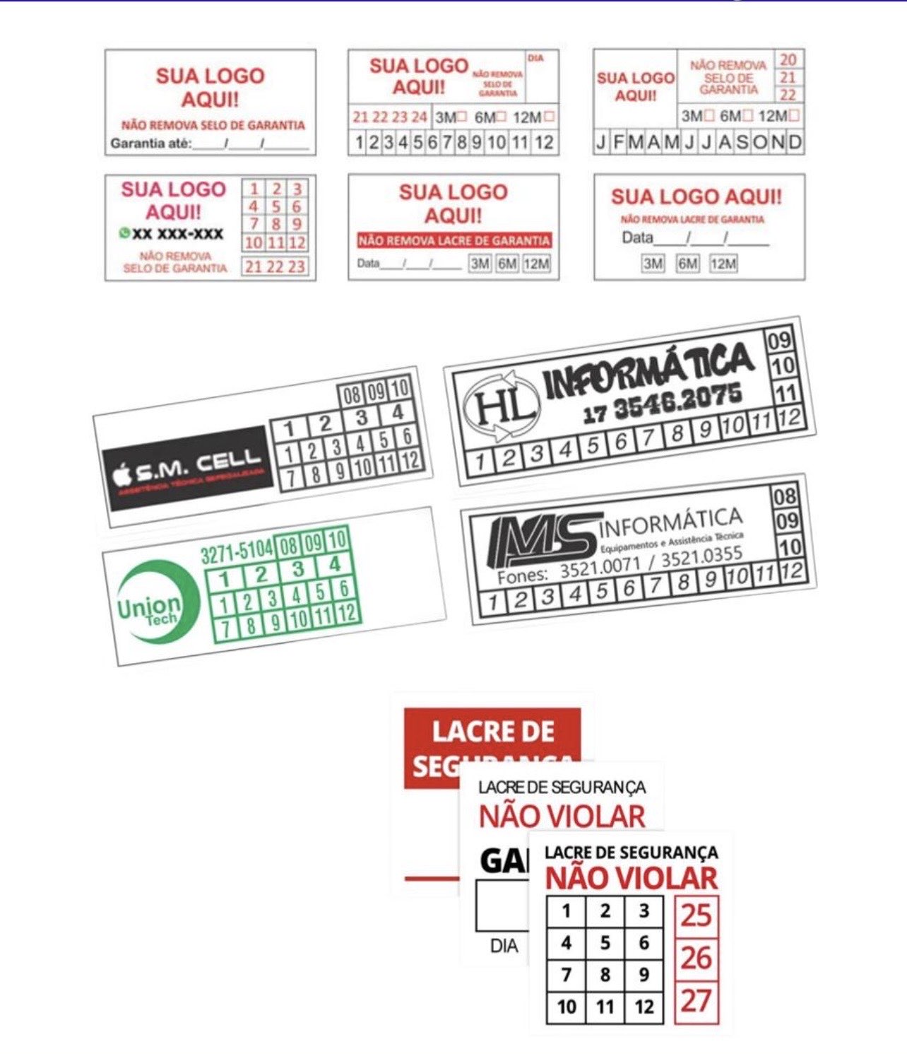 Lacres de Segurança