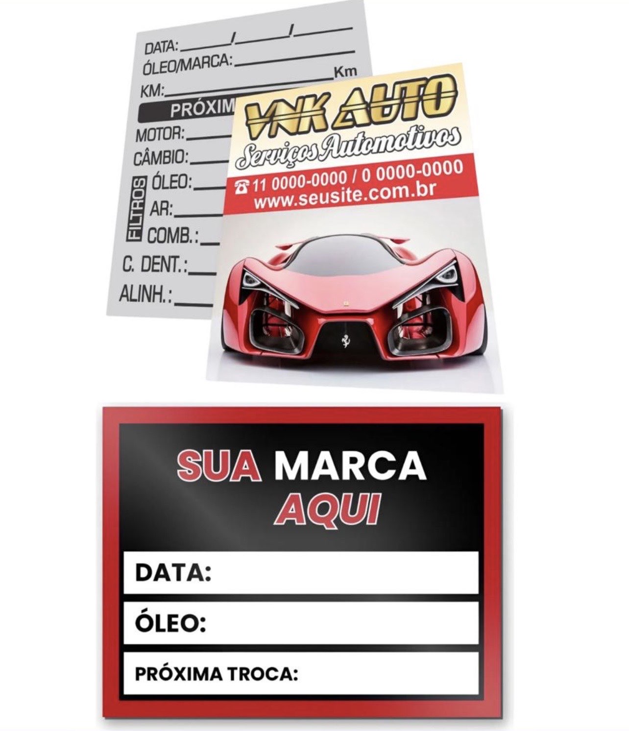 Adesivo para Troca de Óleo