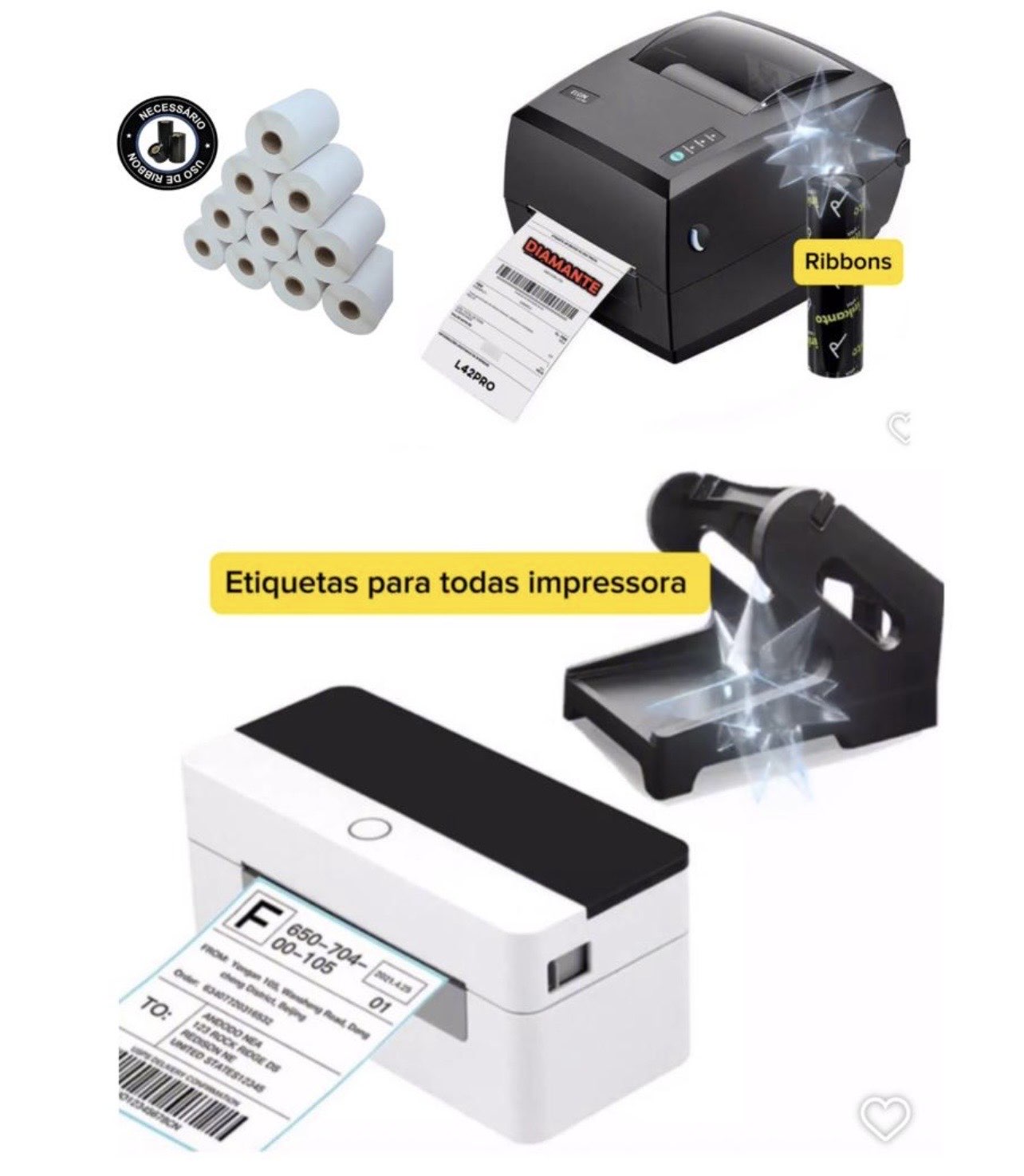 Etiquetas para Impressoras