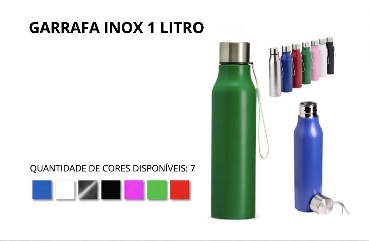 Garrafa inox 1L